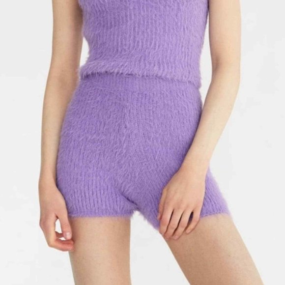 Zara Pants - Zara Fuzzy High Waist Shorts
